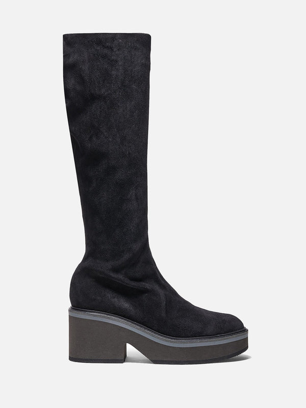 clergerie ANKI suede stretch black