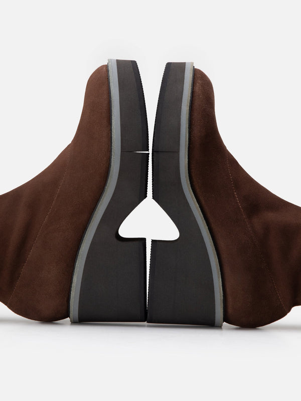 Clergerie ANKI Suede Stretch Brown