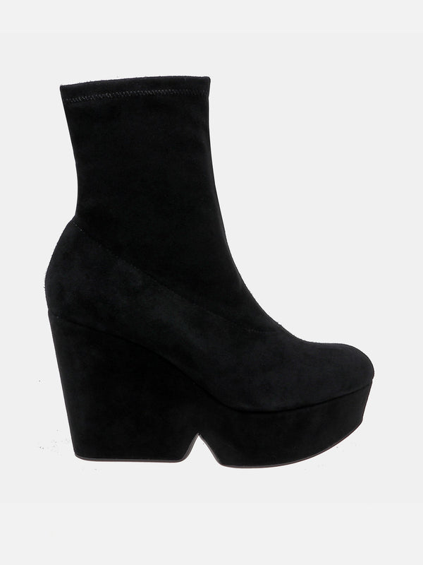 clergerie BRENDA suede stretch black