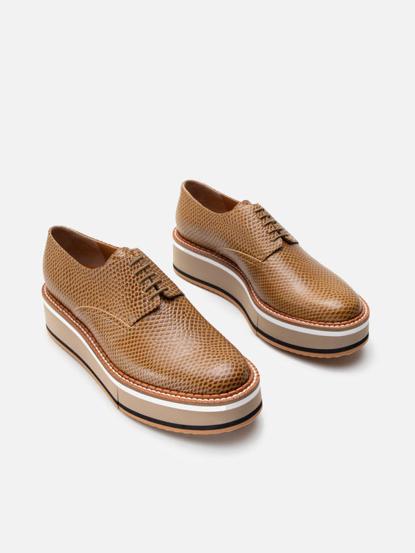 Clergerie BROOK Snake-effect Gobi