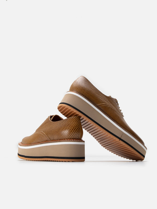 Clergerie BROOK Snake-effect Gobi
