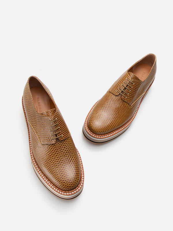 Clergerie BROOK Snake-effect Gobi