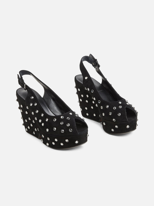 Clergerie DAVINA Suede Black