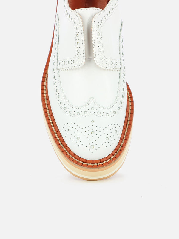 Clergerie DERBIES - BECKA White Calfskin