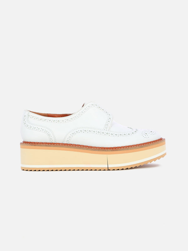 clergerie DERBIES - BECKA white calfskin