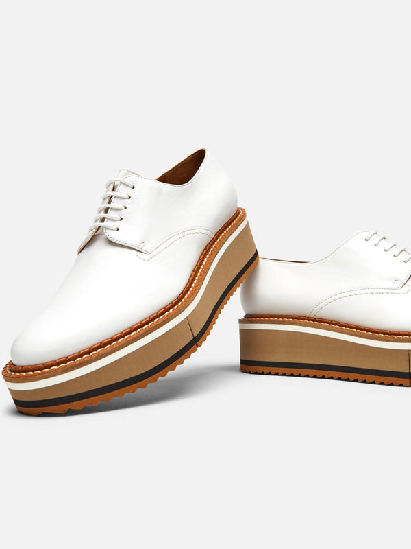 Clergerie DERBIES - BROOK Derbies White Lambskin