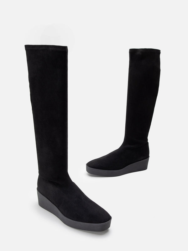 Clergerie LOANE Suede Stretch Black