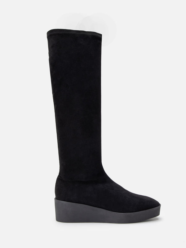 clergerie LOANE suede stretch black