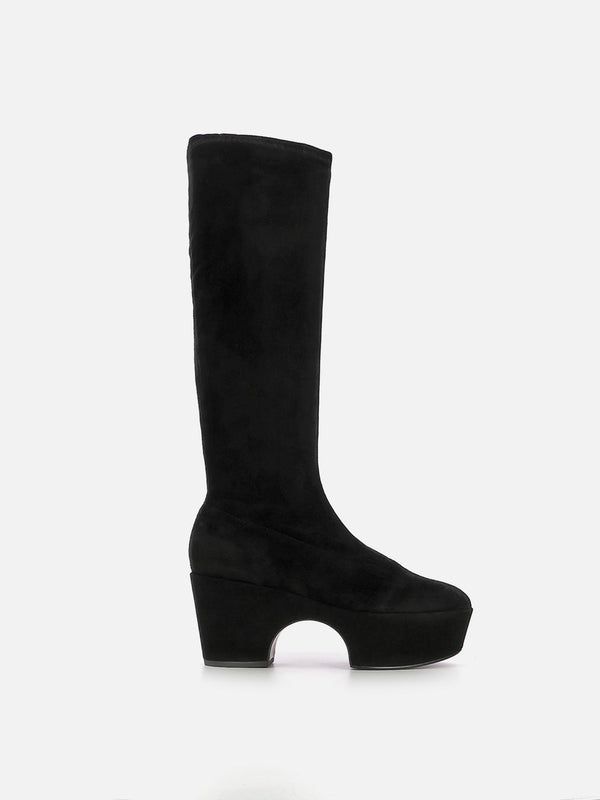 clergerie NASHI suede stretch black