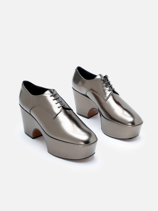Clergerie NELA Metallic Glossed Gobi