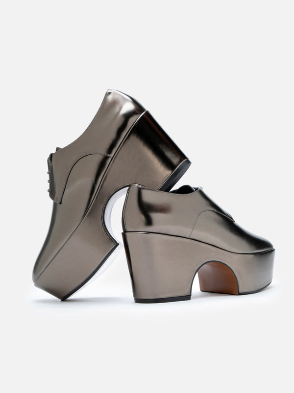 Clergerie NELA Metallic Glossed Gobi