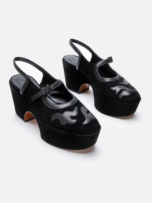 Clergerie NOPAM Suede Black