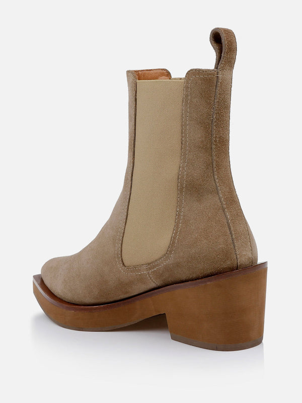 Clergerie TEGAN Suede Gobi