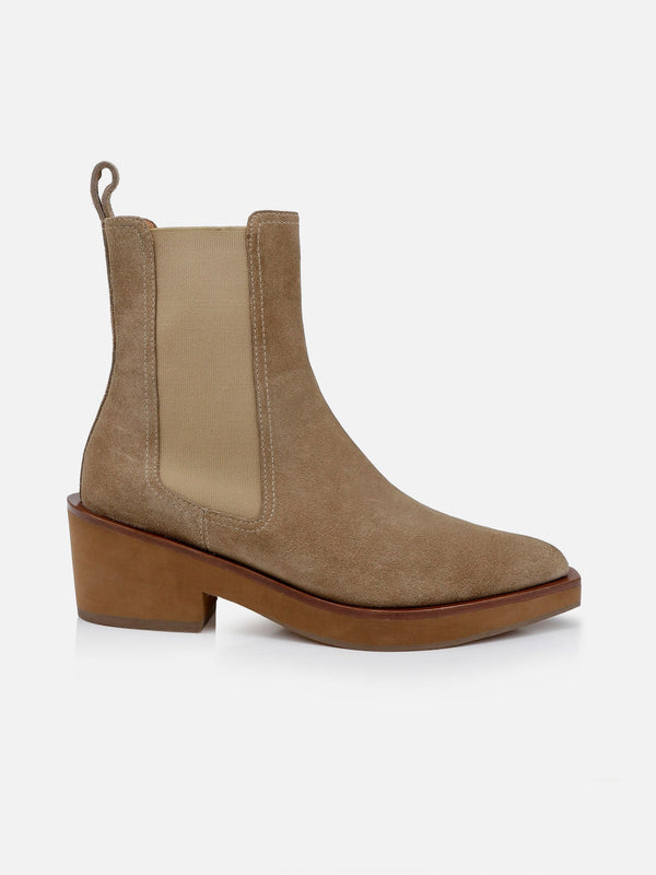 clergerie TEGAN suede gobi