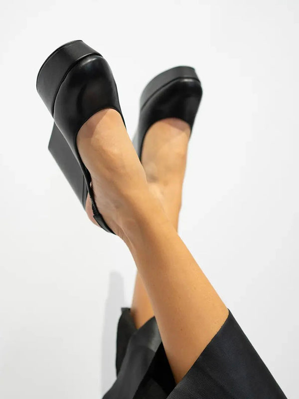 Clergerie WEDGES - BELITA Pumps Leather Black