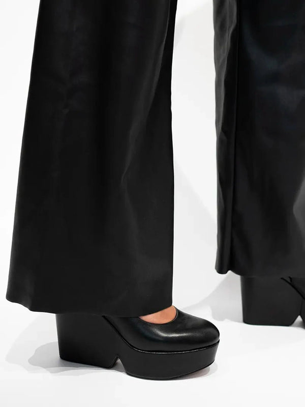 Clergerie WEDGES - BELITA Pumps Leather Black