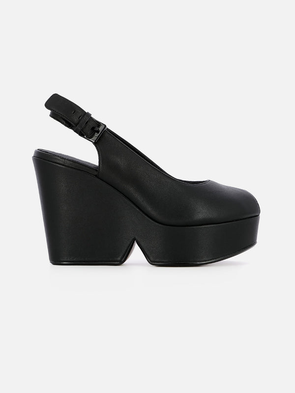 clergerie WEDGES - DYLAN wedges lambskin black