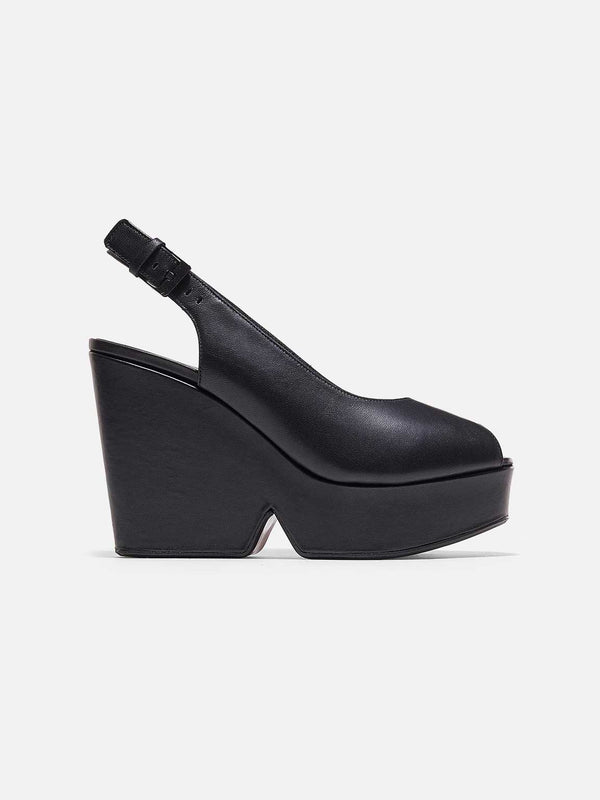 clergerie WEDGES - DYLAN wedges lambskin black