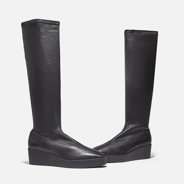 Clergerie HIGH BOOTS - LOANE Boots Stretch Lambskin Black