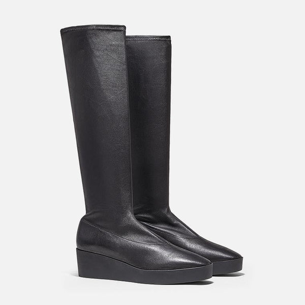 Clergerie HIGH BOOTS - LOANE Boots Stretch Lambskin Black