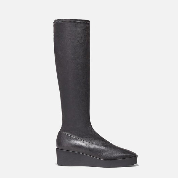 clergerie HIGH BOOTS - LOANE boots stretch lambskin black