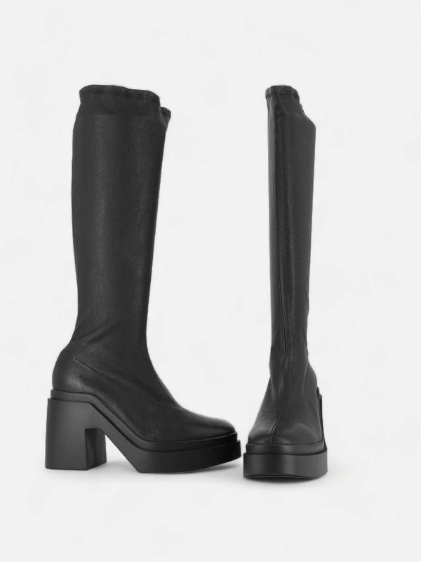 Clergerie HIGH BOOTS - NALINI Boots Stretch Lambskin Black