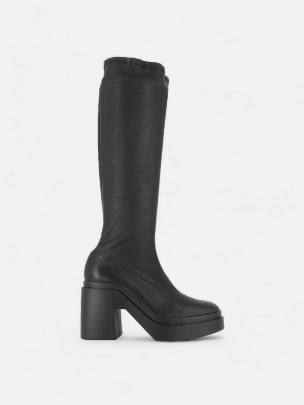 clergerie HIGH BOOTS - NALINI boots stretch lambskin black