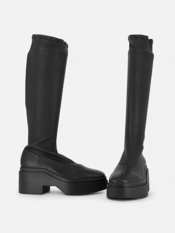 Clergerie HIGH BOOTS - NOVA Boots Stretch Lambskin Black
