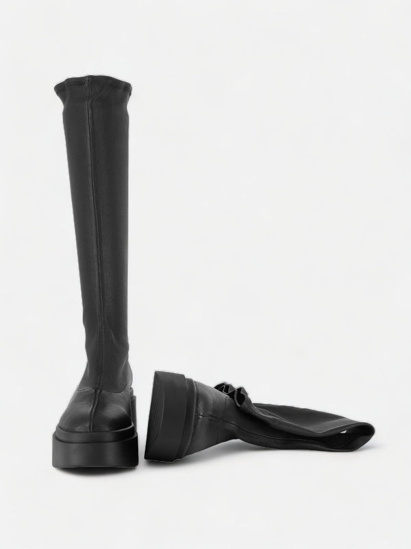 Clergerie HIGH BOOTS - NOVA Boots Stretch Lambskin Black