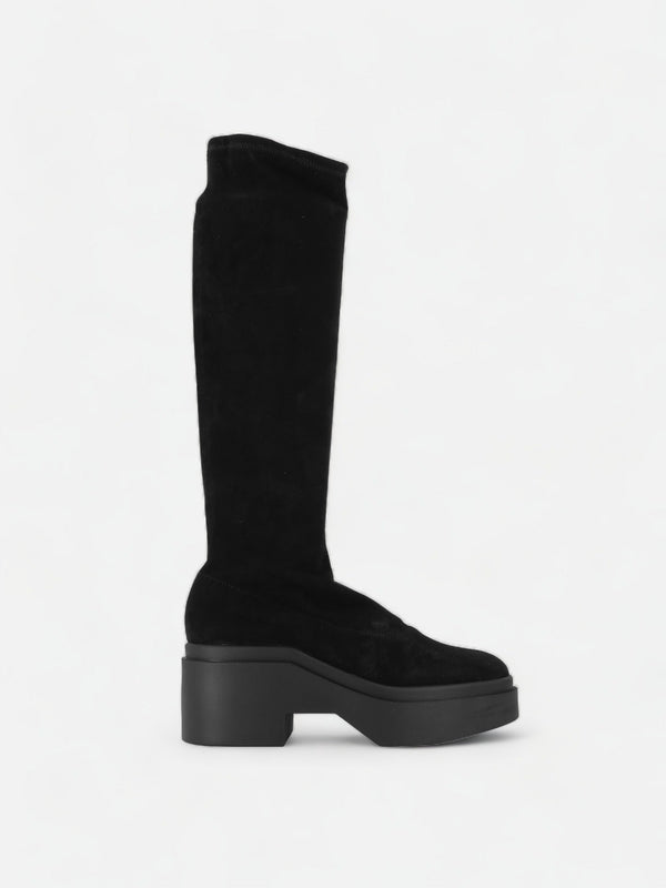 clergerie HIGH BOOTS - NOVA boots suede lambskin black