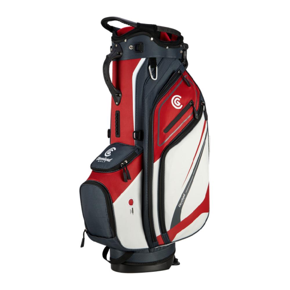 Cleveland Golf CLEVELAND Golf Lt Stand Bag – Red/White/Charcoal