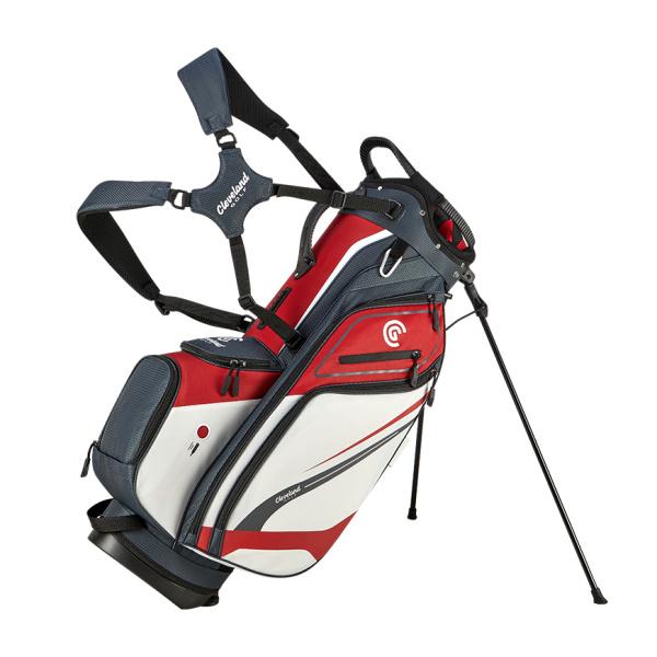 cleveland golf CLEVELAND Golf Lt Stand Bag – Red/White/Charcoal