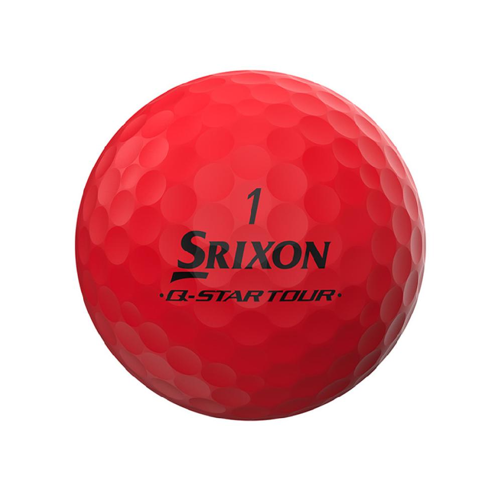 Cleveland Golf Q-STAR TOUR DIVIDE Golf Balls – BRITE Yellow/Red