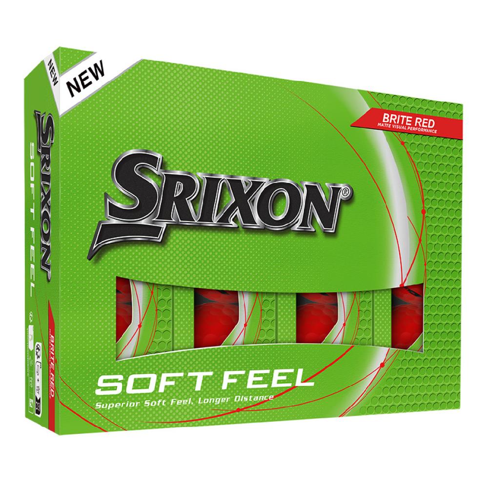 Cleveland Golf SOFT FEEL BRITE Golf Balls – Brite Red