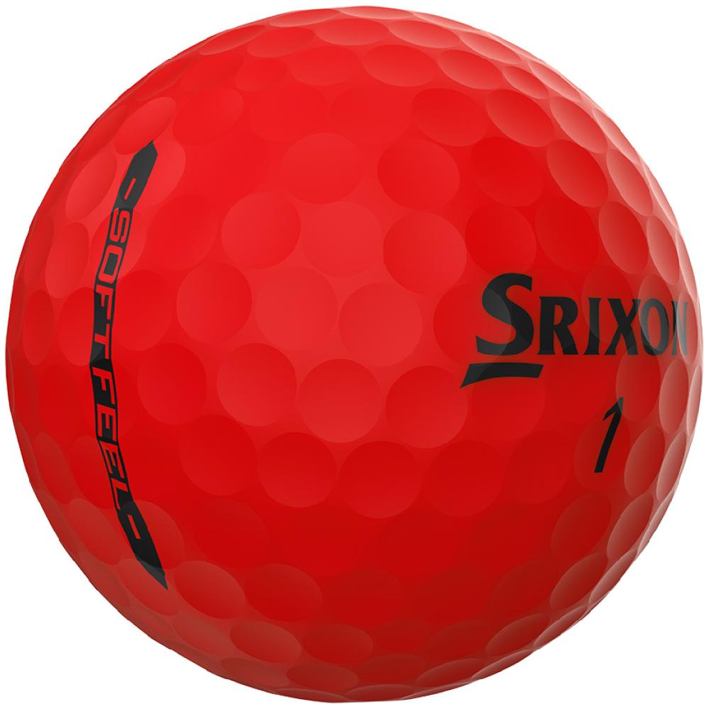 Cleveland Golf SOFT FEEL BRITE Golf Balls – Brite Red