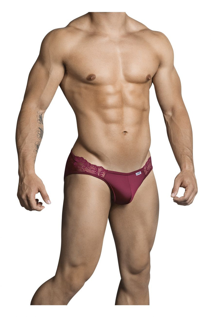 Clever Moda CandyMan 99312 Jockstrap Color Burgundy