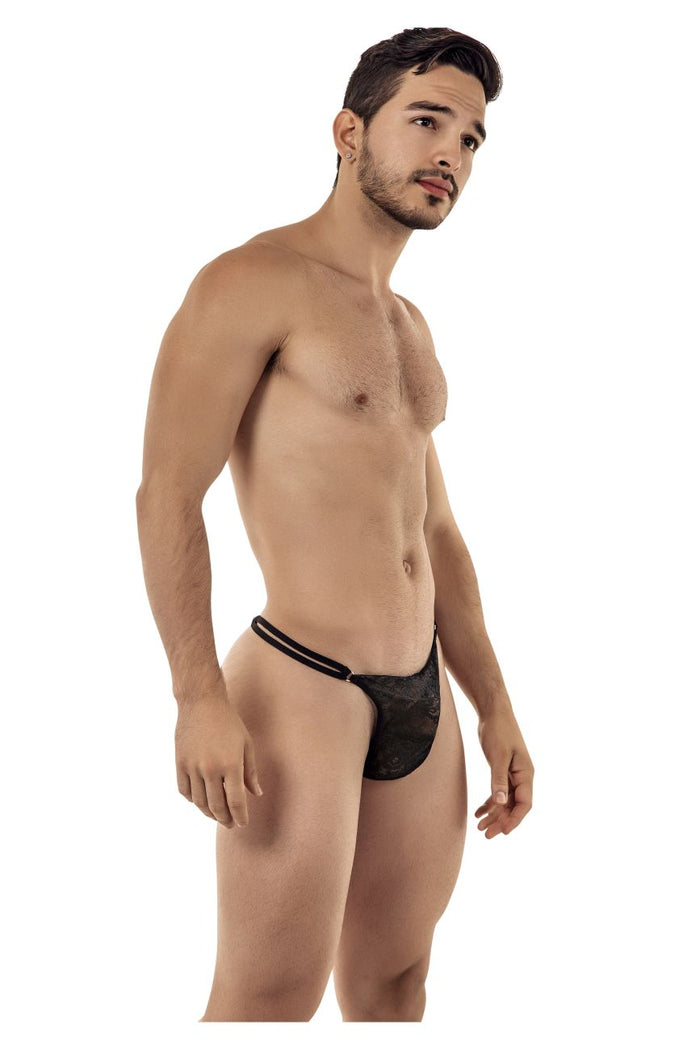 Clever Moda CandyMan 99421X Lace G-String Thongs Color Black