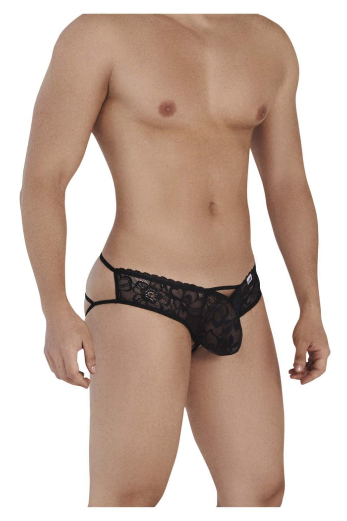 Clever Moda CandyMan 99535 Bow Jockstrap Color Black