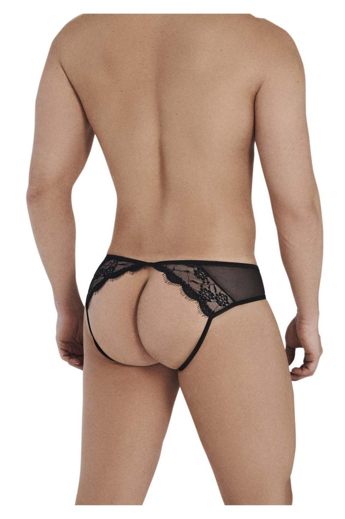Clever Moda CandyMan 99538 Lace Jockstrap Color Black