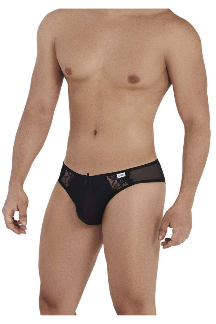 Clever Moda CandyMan 99538 Lace Jockstrap Color Black