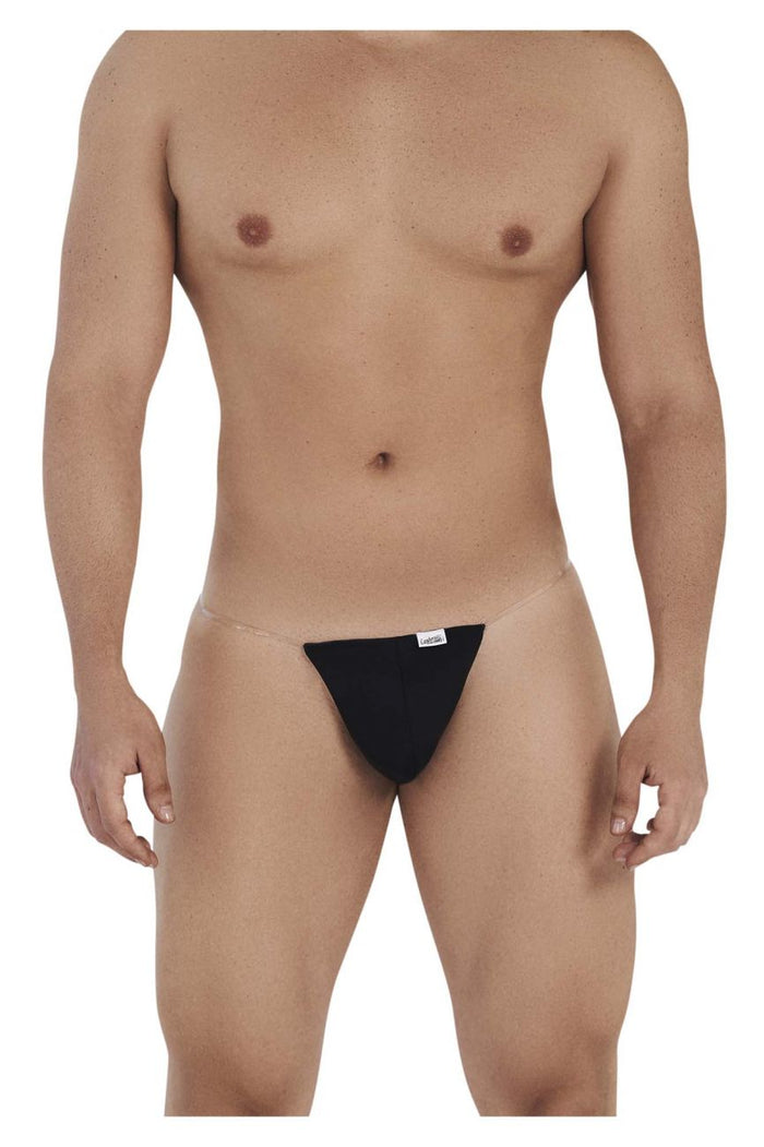 Clever Moda CandyMan 99548 Invisible Micro Thongs Color Black