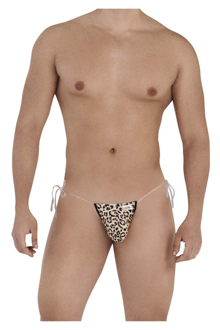 Clever Moda CandyMan 99571X Invisible Micro G-String Color Animal Prints