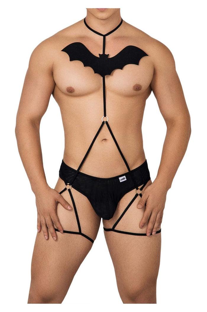 Clever Moda CandyMan 99631 Bat Two Piece Set Color Black