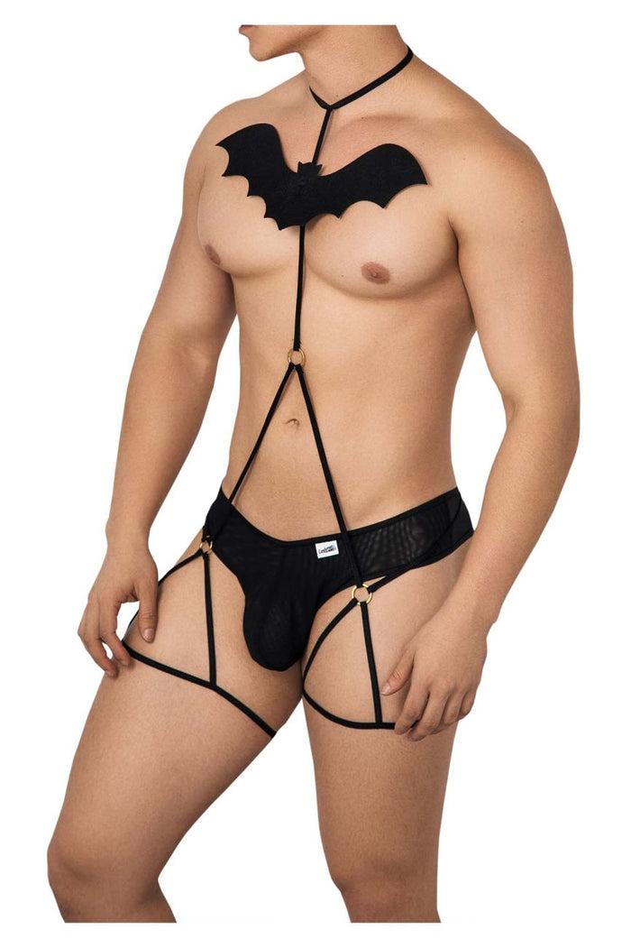 Clever Moda CandyMan 99631 Bat Two Piece Set Color Black