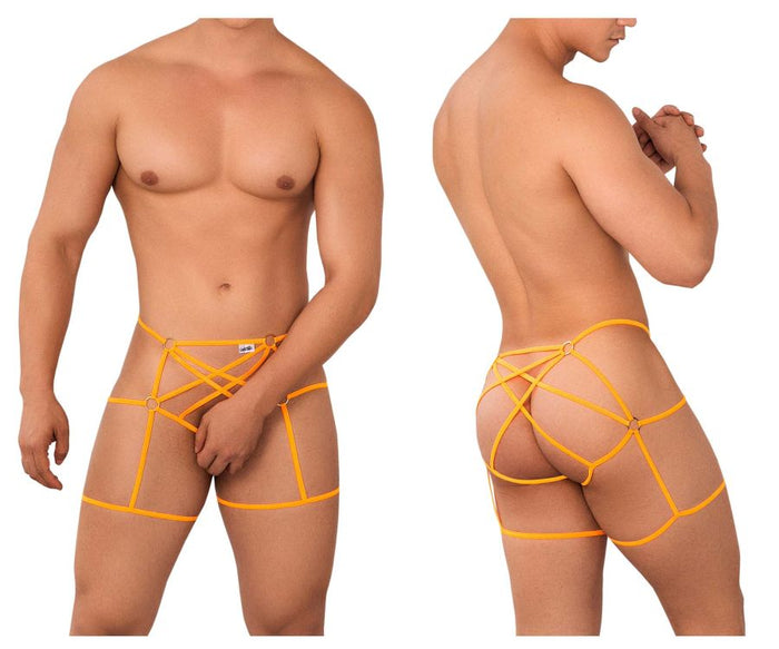 clever moda CandyMan 99646 Cage Jockstrap Color Hot Orange