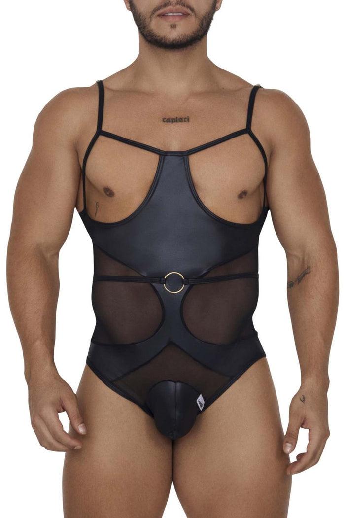 Clever Moda CandyMan 99670X Harness Bodysuit Color Black