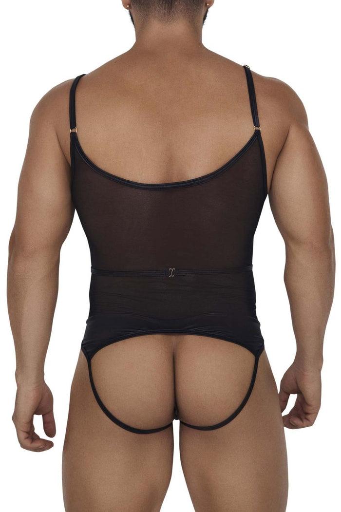 Clever Moda CandyMan 99670X Harness Bodysuit Color Black