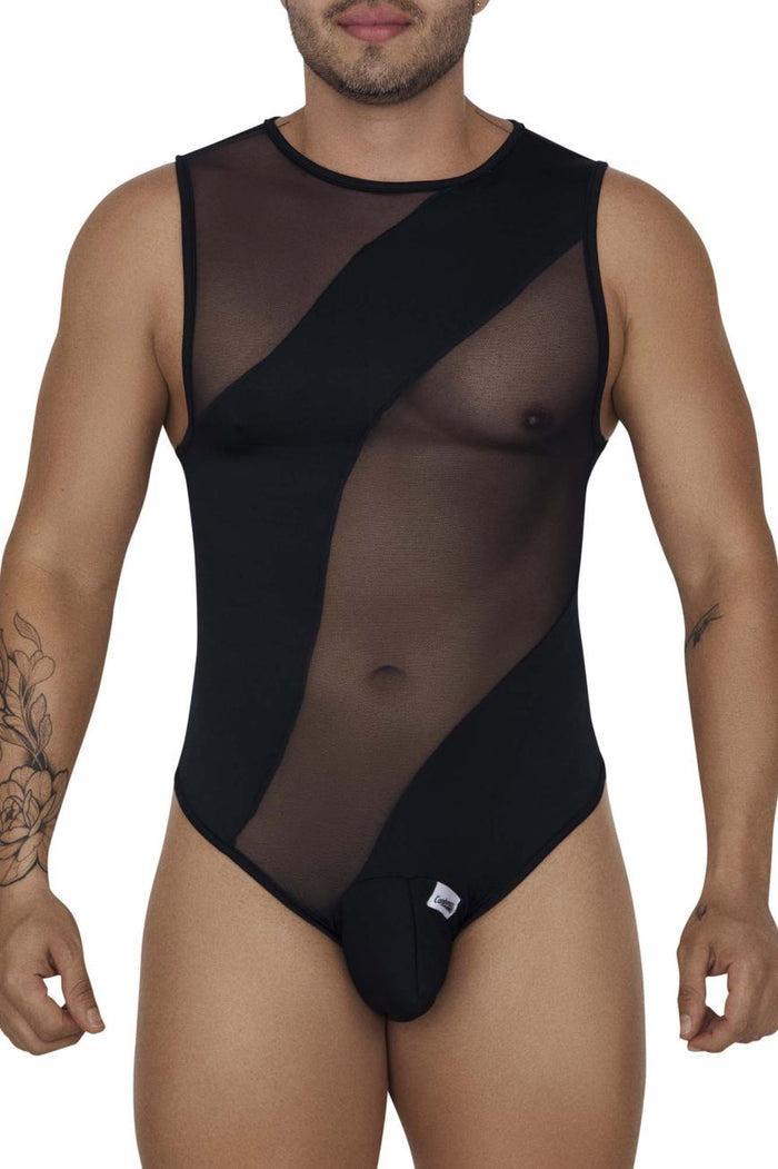 Clever Moda CandyMan 99699X Mesh Bodysuit Color Black