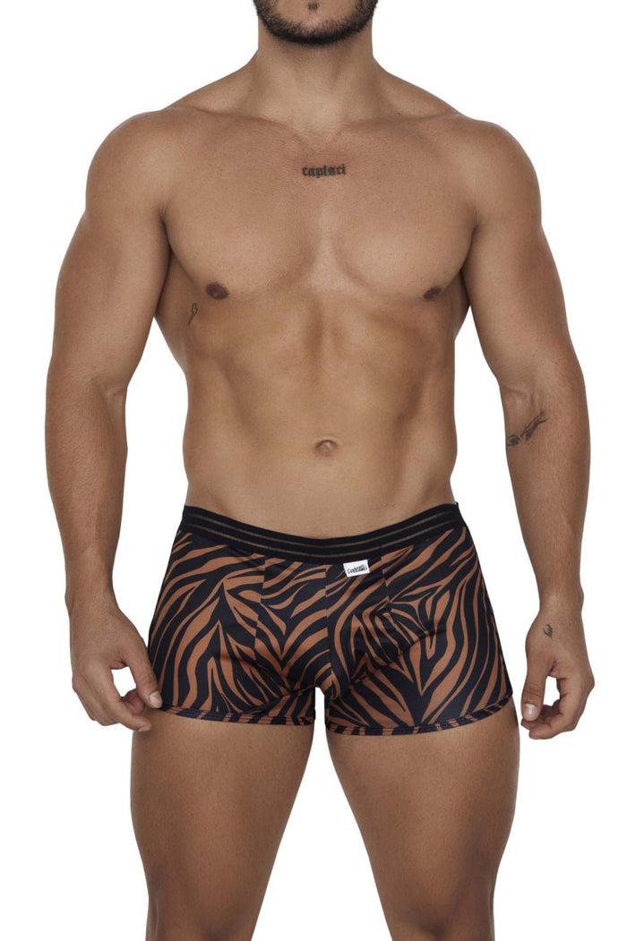 Clever Moda CandyMan 99701 Lounge Pajama Trunks Color Animal Print
