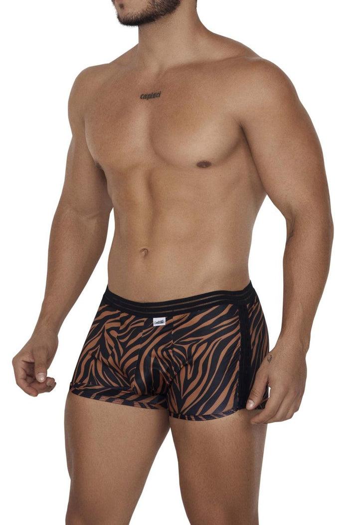 Clever Moda CandyMan 99701 Lounge Pajama Trunks Color Animal Print